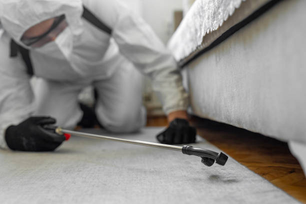 Professional Pest Control technician working in Angier, NC